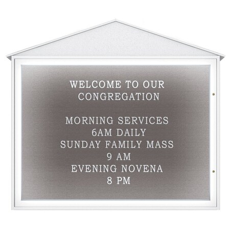 United Visual Products Indoor Enclosed Combo Board, 72"x36", Bronze Frame/Blue & Blue Spruce UVCB7236BZ-BLUE-BLSPRU